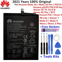 Battery Lite P10 Honor Huawei Mate 8 Nova 2 Plus Orginal S8 P8 P9 5x6a 7x7c 8x8e 9i-10
