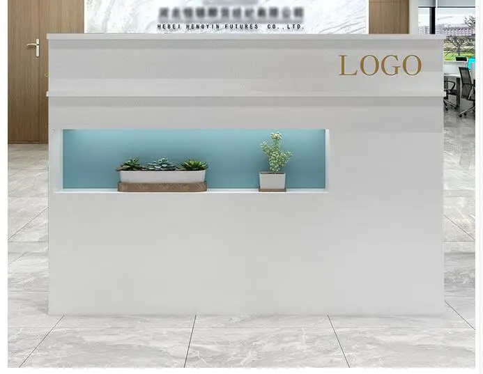 Bar counter Cashier counter simple modern shop small clothing beauty salon barbershop hair salon reception desk
