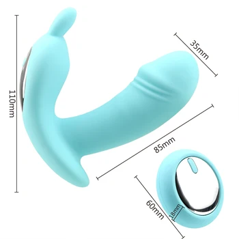 Wearable Panties Vibrator Remote Control Waterproof Vagina Balls 10 Speed Sex Toys for Woman Vibrating Egg Clitoris Stimulation 5