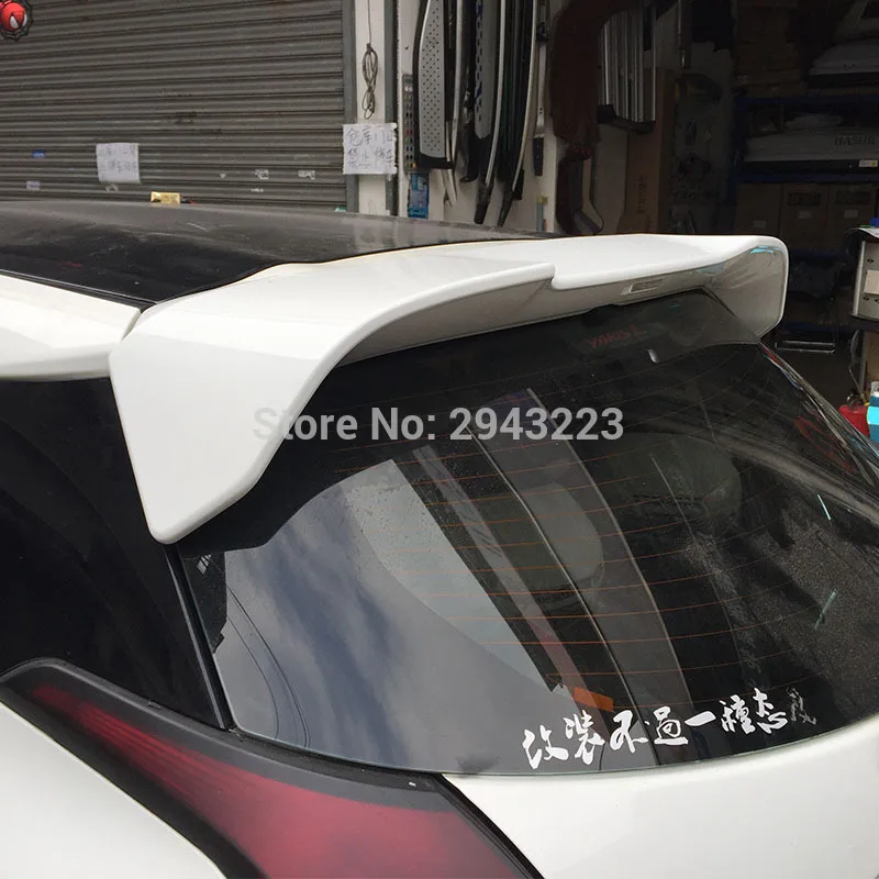 Car Styling ABS Plastic Material Unpainted Color Rear Roof Wing Lip Trunk Bpot Spoiler For Toyota Yaris 2013-2020 | Автомобили и