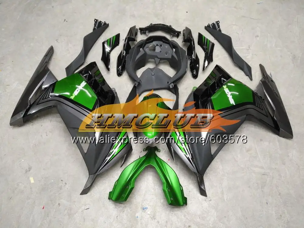 Инъекции для KAWASAKI NINJA ZX3R ZX 300R 13, 14, 15, 16 лет 25CL. 77 EX300 ZX-3R ZX300R 2013 винно-красный обтекатель - Цвет: No. 8