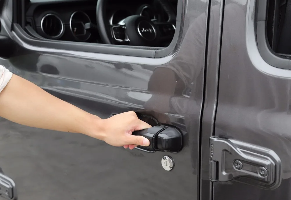Автомобильный внешний 4 дверный декоративный чехол для Jeep Wrangler JL Гладиатор JT защитные ручки панели аксессуары