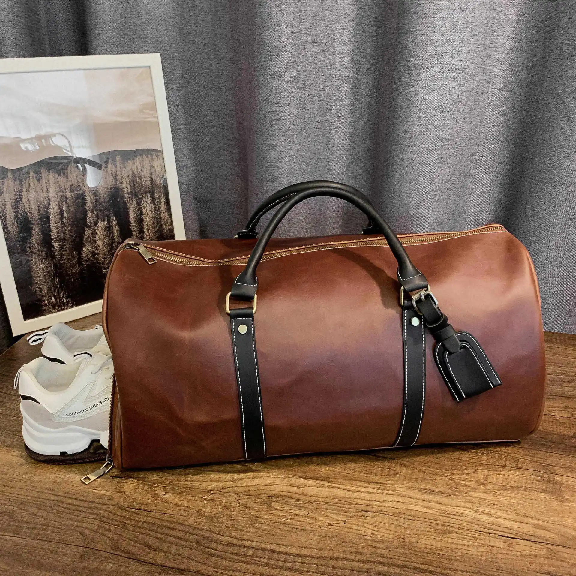 Man Portable Travelling Bag Men Cortex Will Capacity Boarding Traveling Bags Business Suitcases And Weekend Travel Short Luggage