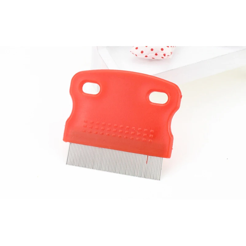 5pcs red 5 щеток для удаления волос для собак, кошек, расческа, щетка для чистки, игла из нержавеющей стали, гребень для домашних животных, косметические инструменты - Цвет: 5pcs red