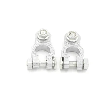 

2Pcs Battery Terminals Connectors Positive & Negative Cargo Typ Zinc Alloy Electric Connectors Coat Replacement Clamp