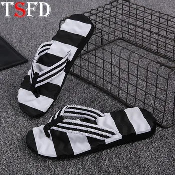 

Indoor Floor Non-slip Home Slippers Man Comfortable House Slippers Lightweight Rubber Flip-flops Simple Leisure House Shoes Y22