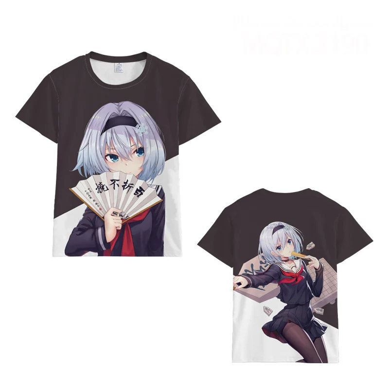 Ryuoh no Oshigoto Ai Hinatsuru Sora Ginko Kuzuryu Yaichi Yashajin Ai 3D печатная Футболка косплей костюм мужской женский футболка тройники - Цвет: 1