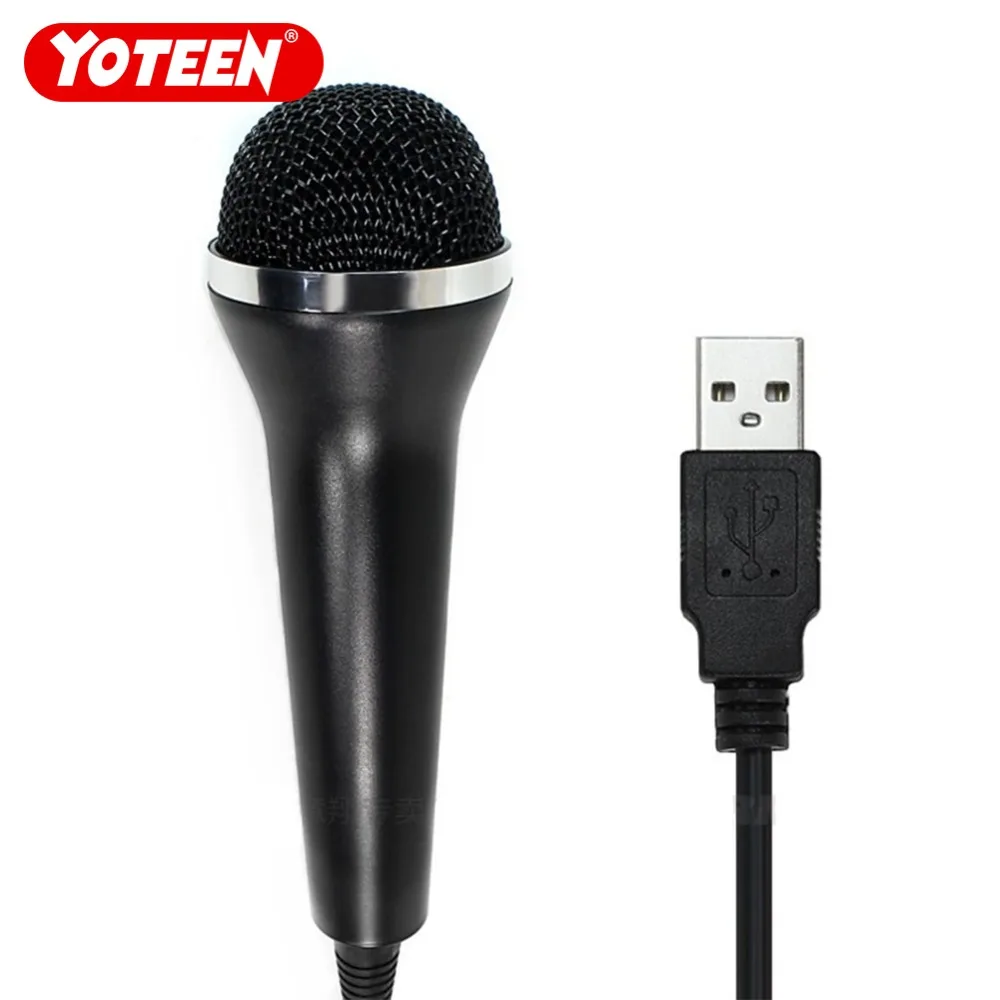 

Game Mic Wired Universal Karaoke Mic for PS4 PS3 XBOX One 360 PC Games USB Microphone Video Games USB Microphone Handheld