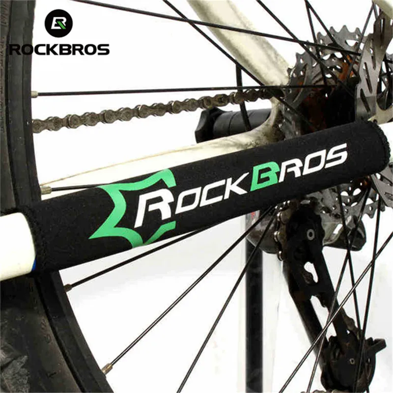 

ROCKBROS 2PCS Neoprene Bicycle Chain Protect Guard Cover Pad Cycling Bike Frame Protector Rear Fork Chain Care Bike Parts