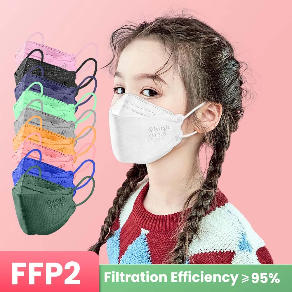 

FFP2 Mascarillas Niños FPP2 Children's Masks 4 Layers Fish FFP2mask Kids Face Mask Protective CE 0370 Mascarilla KN95 Infantil