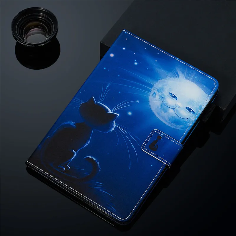 Coque для samsung Tab A2 10,5 T590 Мультфильм кожаный смарт-чехол с подставкой для samsung Galaxy Tab A 10,5 T590 T595 T597 чехол