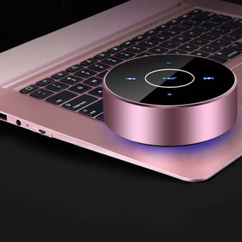 

A6 Bluetooth Speaker Mini Wireless Loudspeaker Crack TF USB Subwoofer Bluetooth Speakers Mp3 Stereo o Music Player Rose Rose