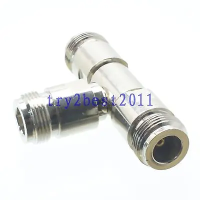 DHL/EMS 50 комплектов 1pce разъем адаптера N jack pin to 2x N jack pin T сплиттер коаксиальный Удлинительный-C1