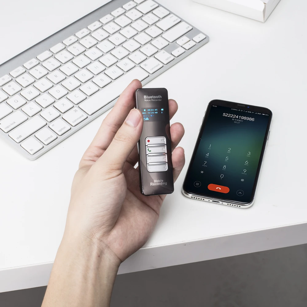 Bluetooth voice recorder can record mobile phone