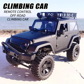 

1/14 2.4G 4WD Crawler RC Car Desert Mountain Rock Vehicle Models Climbing Off-road Car With LED Light 90 Min Using Time Wltoys