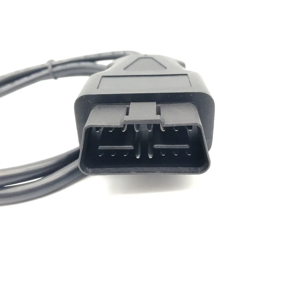 OBD 2 кабель 16 Pin к DB9 Женский последовательный порт RS232 разъем адаптера Автомобильный Кабель 1,13 м 16 Pin к DB9 последовательный RS232 OBD2 кабель
