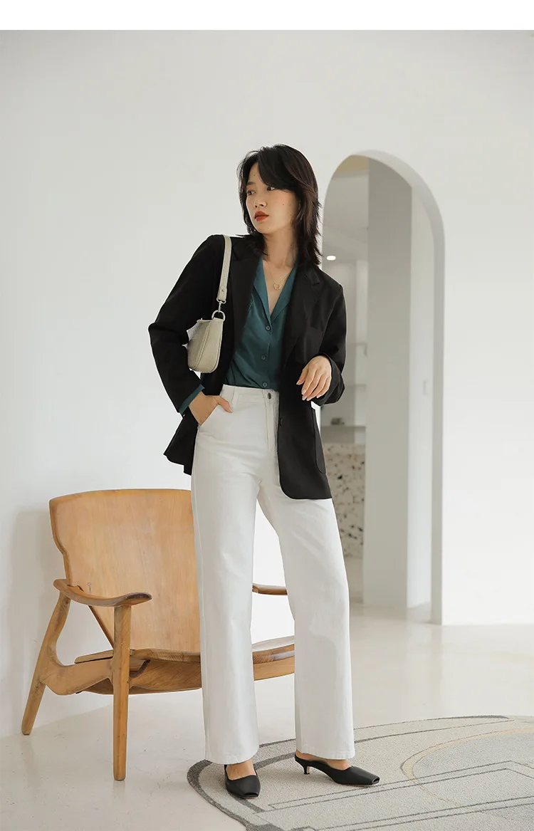 Осень, стиль, Южная Корея, шикарный, простой, для путешествий, свободный карман, для похудения, подплечники, костюм, куртка, Женская 7939