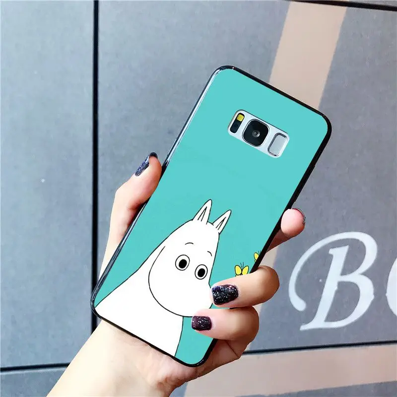 A12 Babaite с милым рисунком Муми-Тролль Бегемот чехол для телефона для samsung Galaxy S10E S7 край S9 S8 S10plus S6 S10Lite S5 M10 20 - Цвет: A12