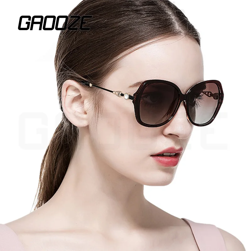 GAOOZE Polarized Sunglasses Oval Round Glasses for Driving Luxury Woman Retro Women Napszemuveg LXD154 | Аксессуары для одежды