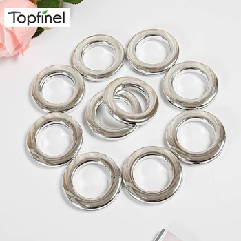 

Topfinel Small Diameter Plastic Rings Eyelets For Curtains Decoration High Quality Curtain Accessories For Rings Top Gromm