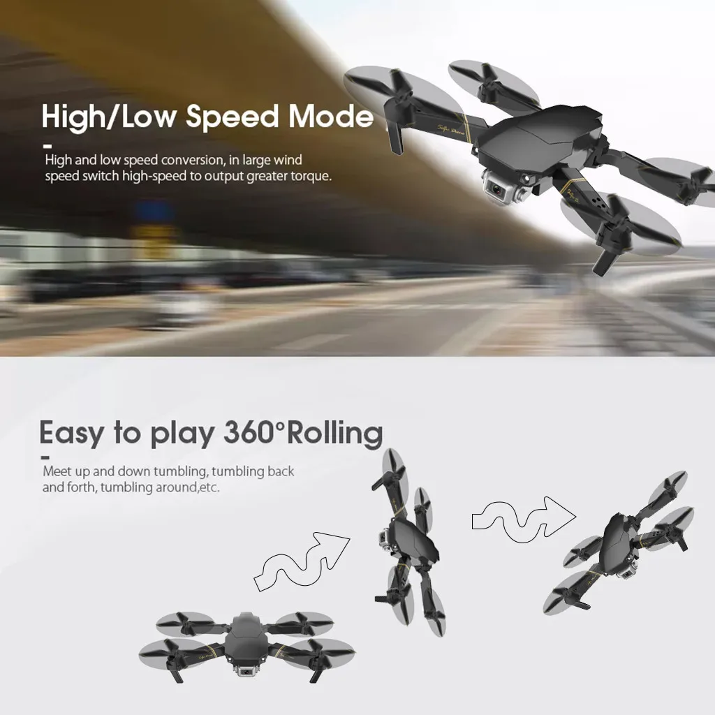 GD89 Дрон wifi FPV 1080P HD камера режим удержания высоты складной вертолет Квадрокоптер Дрон RTF Дроны с камерой HD