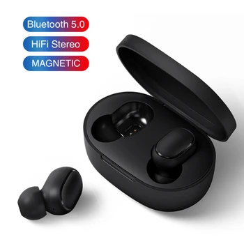 

A6S Bluetooth Headsets For Redmi Airdots Wireless Earbuds 5.0 TWS Earphone Noise Cancelling Mic for iPhone Xiaomi Huawei Samsung