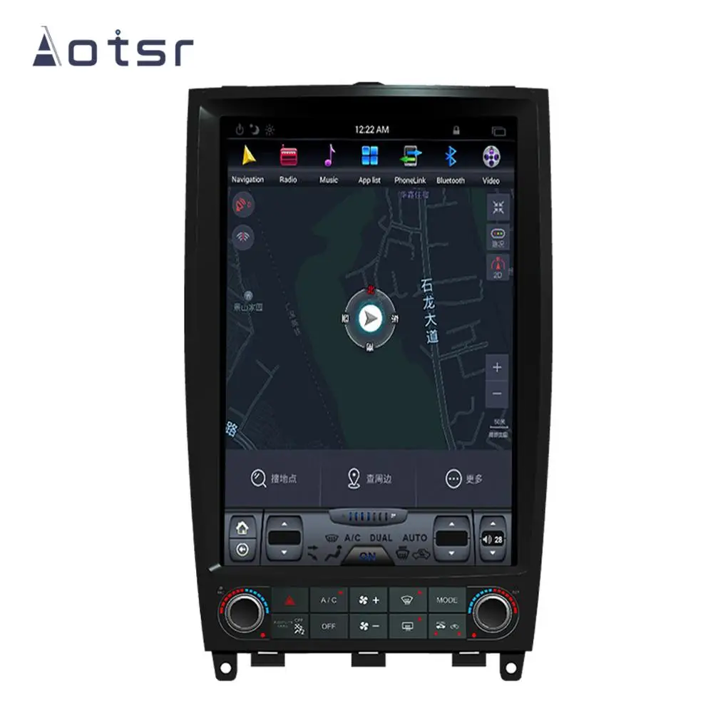 Clearance Aotsr Tesla10.4“ Vertical screen Android 8.1 Car DVD Multimedia player GPS Navigation For Infiniti QX50 2015-2017 Wifi carplay 4
