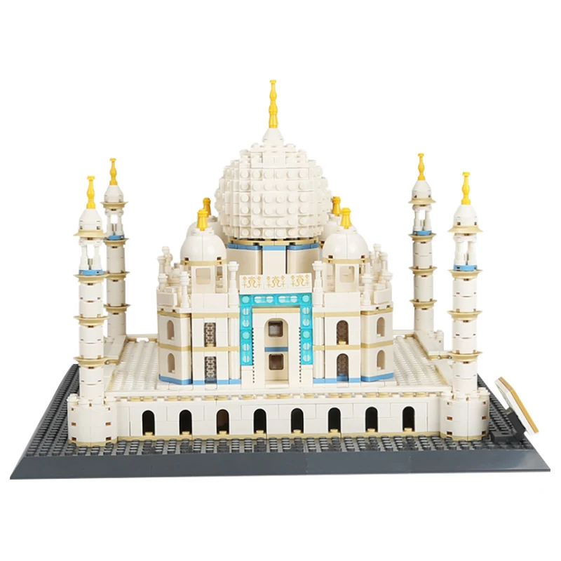 1505PCS Создатели серии город кирпичики блок игрушка модель Тадж Махала Строительные блоки Набор модельщиков Развивающие детские игрушки для детей подарок - Цвет: 1505PCS