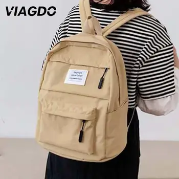 

Travel Backpacks Shoulder Bags for Girls Prom Zipper College Backpack Rucksack Nylon Popular Female bag