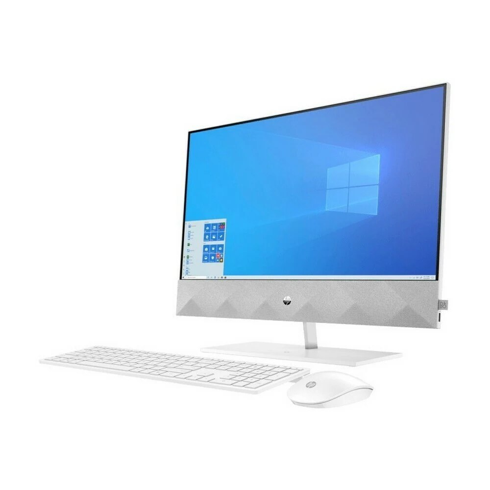 Monoblock 23,8 & quot; FHD HP Pavilion 24-K0036UR White (Ryzen 3 4300U / 8GB / 256GB SSD / NODVD / VGA Int / W10) (496Y8EA),