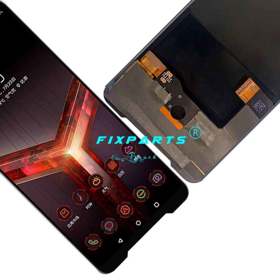 6,5" ЖК-дисплей для ASUS ROG Phone 2 ZS660KL, ЖК-сенсорная панель, дигитайзер, сборка, телефон 2 i001DB, замена