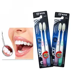 Random Durable Environmental Dental Hygiene Cleaning Soft Medium Brushes Oral Care Nano Toothbrush Teeth Protector