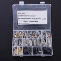 Professional Salon Scissor Accessories 180 sets Screws with bumpers silencer Finger rest Screw keys Hair scissor Repair tools 1