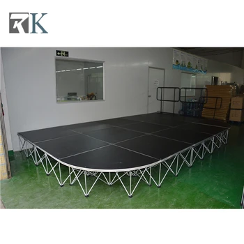 

1MX1M modular platform portable smart stage folding riser for wedding event concert