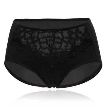 

Women's 2 Pack Plus Size Sexy mid Rise Sheer Lace Breathable Panties Hipster