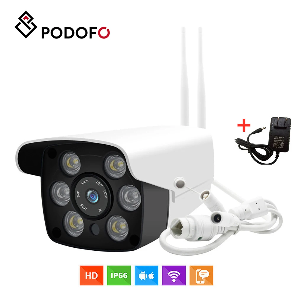 IP камера Podofo 1080P водонепроницаемая с поддержкой Wi Fi|Камеры видеонаблюдения| |