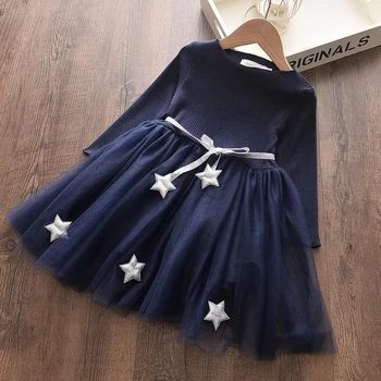 

Girls Dress Spring and Autumn Children's Dress Baby Long-Sleeved Princess Dress Children's Dress Kids Winter Clothes 2 5 7T