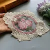 2 pcs Embroidered Flower Mesh Lace Ribbon Applique Trims for Covers Curtain Home Textiles Sewing Strip Ribbon Lace Fabric 26.5cm ► Photo 3/6