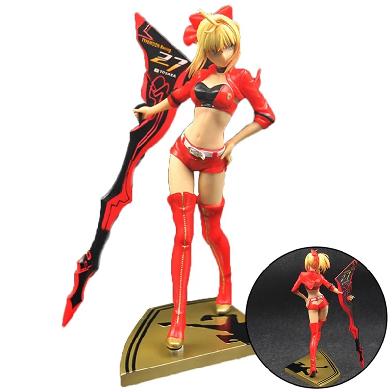 Фигурка Fate Stay Night, игрушка Fate Saber, красные гоночные костюмы, фигурка Нерон Клавдий, рождественский подарок для детей