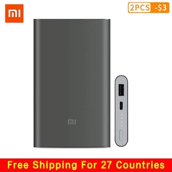 

Original mi Xiaomi Power Bank 10000mAh Pro Type-C External Battery portable charging 10000mAh Two-way Quick Charge 18W Powerbank