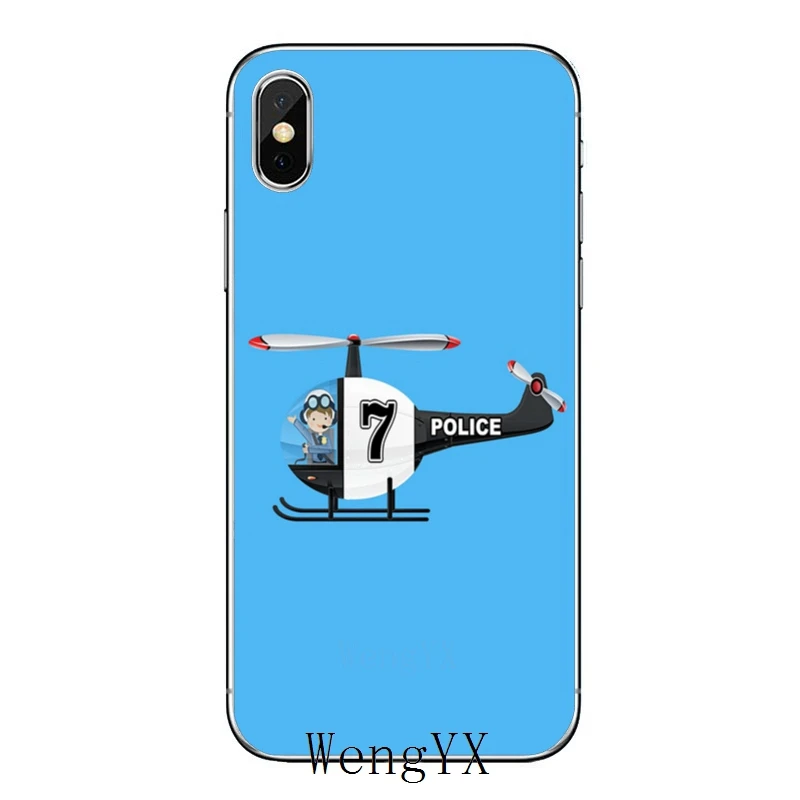 Для iPhone 11 pro XR X XS Max 8 7 6s plus SE 5s 5c iPod Touch 5 6 прозрачный чехол полицейская линия не пересекается - Цвет: police-symbol-A-12