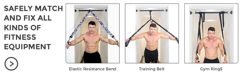 INNSTAR Pull-up Bar 360 Self-locking Door Wall Horizontal Bar Workout Sport 400kg Adjustable Training Bars Fitness Gym Equipment