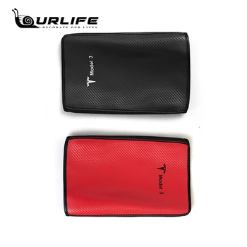 

Model3 Car Armrest Box Protective Cover For Tesla Model 3 Accessories Central Control Cover Model Three Carbon Fiber