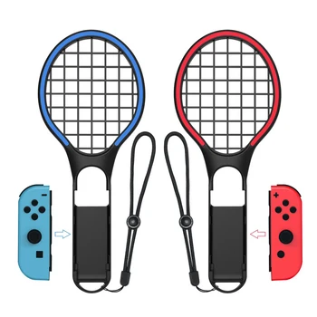 

1 Pair Tennis Racket Racquet Motion Sensing Game Accessory for Nintend Switch Joy-Con Controller Game Mario Tennis Accessories