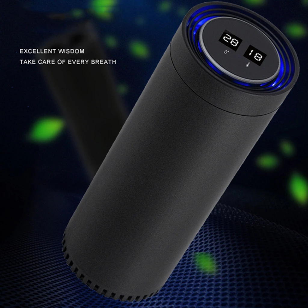 Portable Travel Bedroom Car Air Purifier Freshener Aroma Diffuser Infrared Sensor Air Cleaner For Car Home Office Smoking