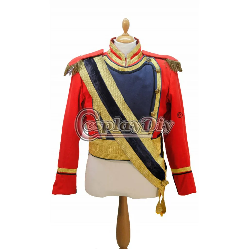 Cosplaydiy средневековый Regency армейский Топ пальто куртка Regency мужской военный костюм L320