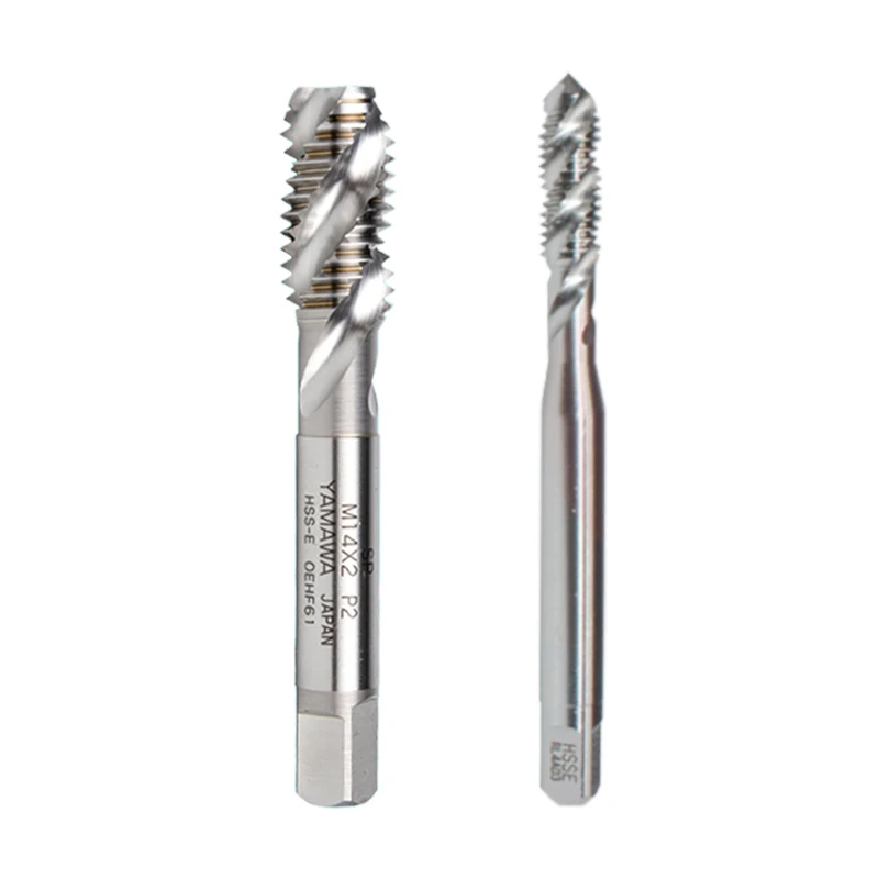 1pcs YAMAWA M1 M1.2 M1.4 -M12 Spiral taps for cnc machine tapping appliance aluminum processed