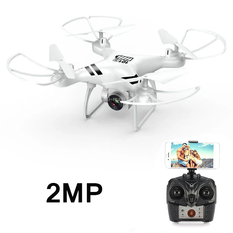 White 2MP camera KY101S дрона с дистанционным управлением с Камера HD и поддержкой Wi-Fi FPV высота удерживайте один ключ возврата для посадки, от Безголовый Квадрокоптер с дистанционным управлением Drone длительное время полета - Цвет: White 2MP camera