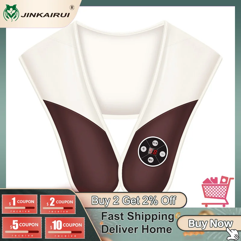  Бесплатная доставка, быстрая доставка, бесплатный возврат Обезболивающий массажер для шеи, спины, поясницы, тела, стимулятор мышц спин…