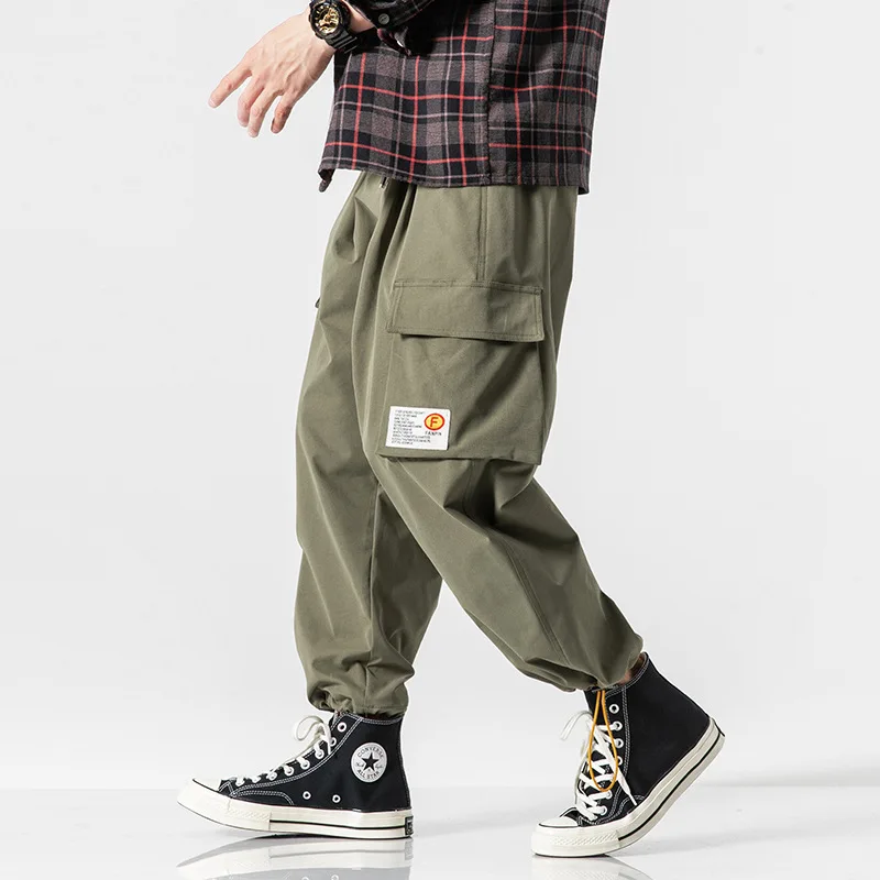 

2020 Spring Main Push Japanese-style Shadowless Wall Large Size Pumping Rope Beam Foot Capri Pants M-5x Hk1942